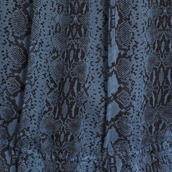 Rebecca Taylor New SILK Drawstring Blouse Top Long Sleeves Sheer Blue Womens🎉HP - Picture 7 of 15